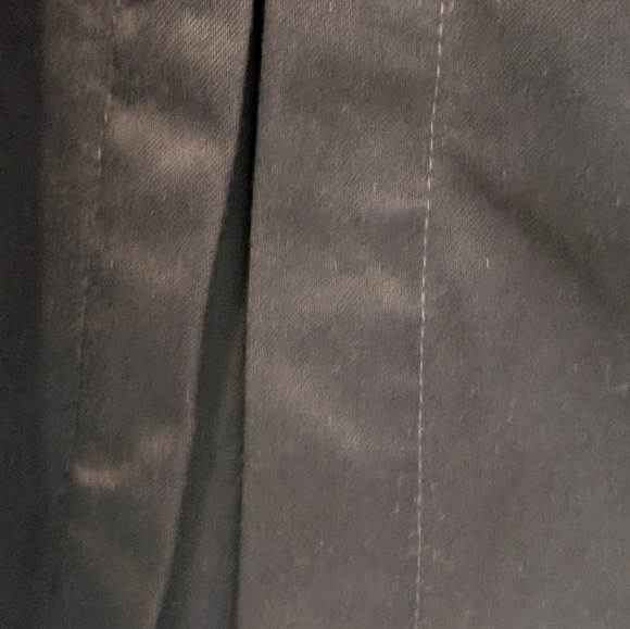 Navy Burberry Men's raincoat size 48 (altered tho)...hardly worn - Picture 13 of 15